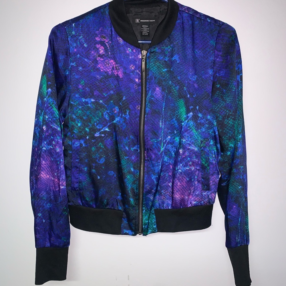 INC Mermaid Print Lightweight Jacket 🧜‍♀️